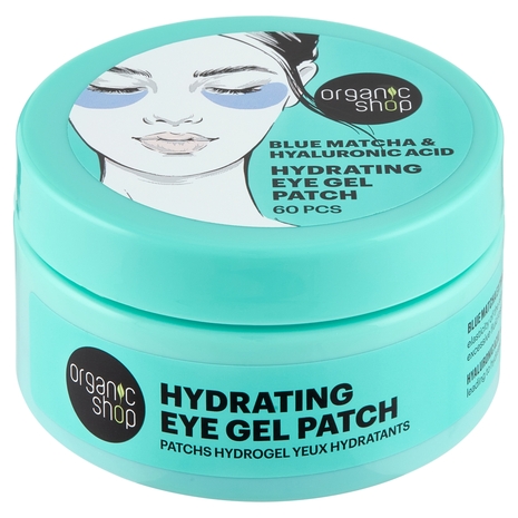 organic shop Hydrating Eye Gel Patch Blue Matcha & Hyaluronic Acid 60 pz